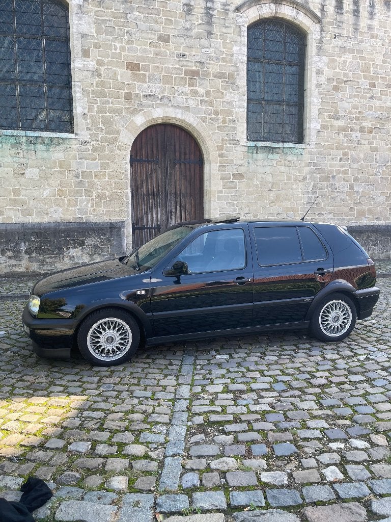 Golf VR6, Auto's, Zwart, 128 kW, Zwart, Leder