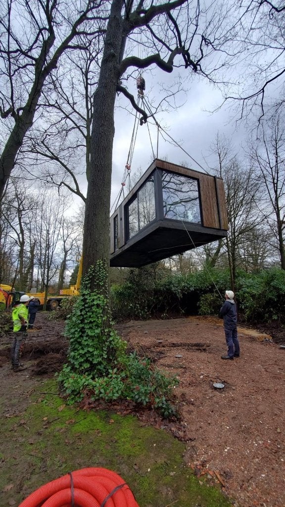 50 m2 tiny house, Ophalen