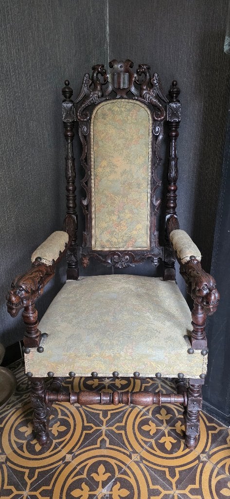 neo-renaissance stijl fauteuil, Enlèvement