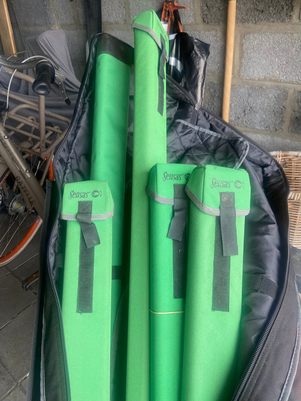 Foedraal plus 5 kokers, Ophalen, Gebruikt