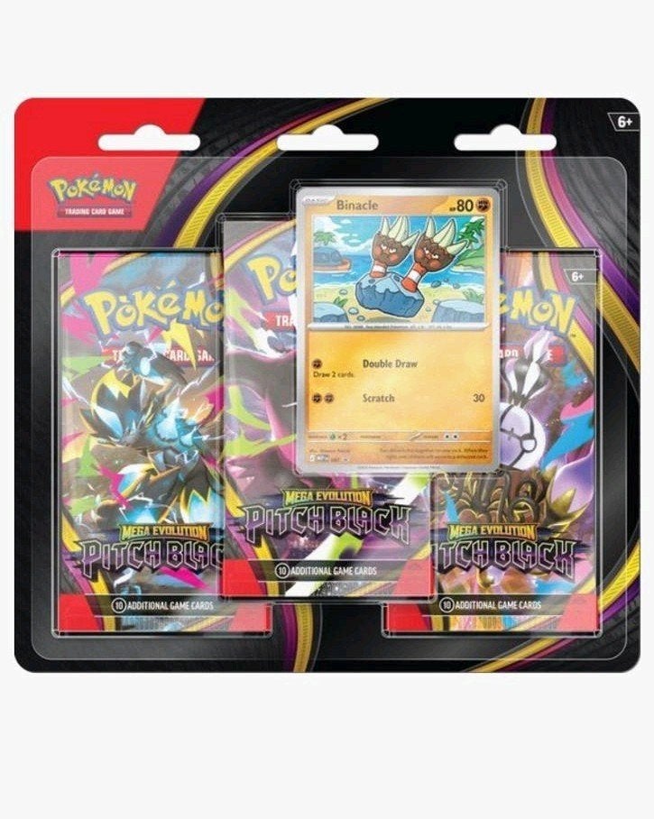 Pokémon TCG: Pitch Black - 3 Booster Blister, Ophalen of Verzenden, Booster