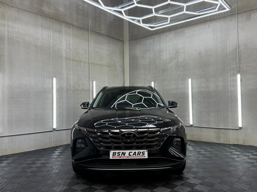 HYUNDAI TUCSON/1.6DIESEL/KRELL/CARPLAY/ZETELVRKLNG/360/GRNTI, Auto's, Testrit aan huis, Zwart, Leder, Hyundai i-Best