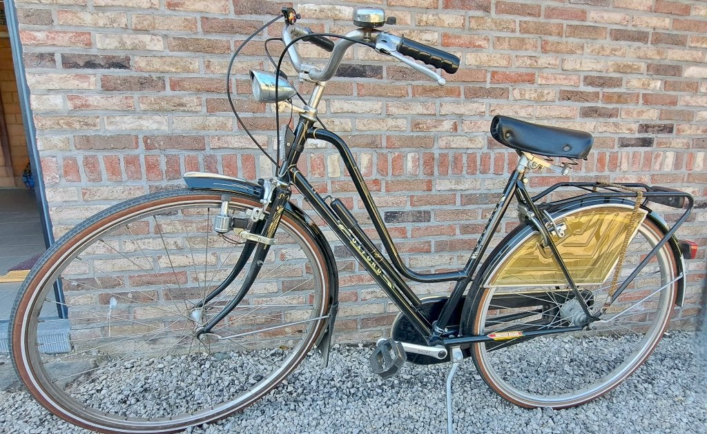 Zwarte Oxford stadsfiets, Fietsen en Brommers, Ophalen, Gebruikt, Velgrem, Oxford
