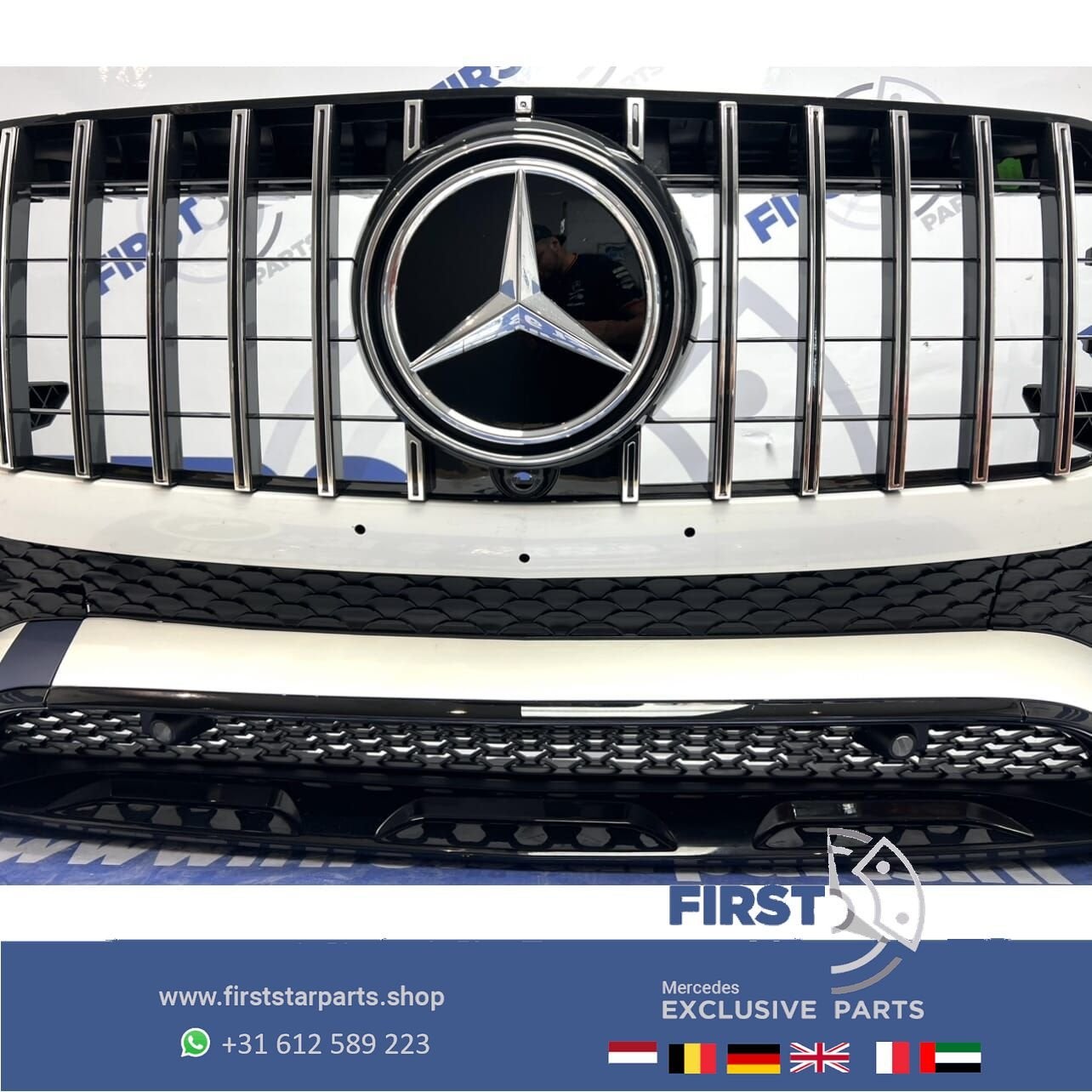 W167 V167 C167 GLE 53 AMG GT VOORBUMPER WIT COMPLEET origine, Gebruikt, -, Voor, Ophalen of Verzenden