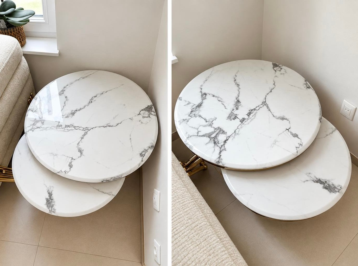 Table de salon, Maison & Meubles, Neuf, Rond, 50 à 100 cm, Enlèvement