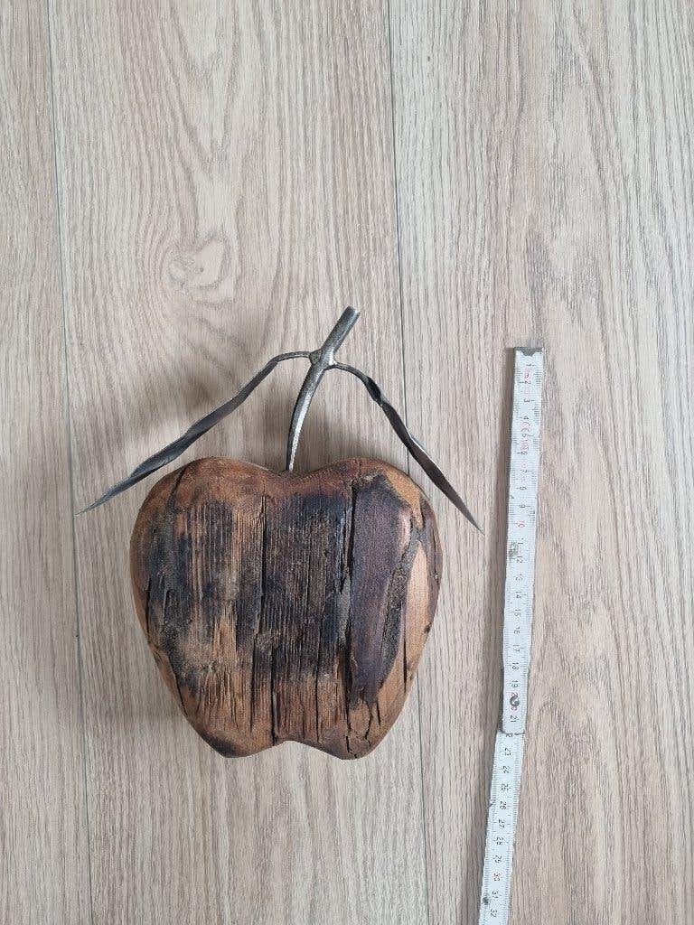 Pomme décorative maison, Campagnard, Comme neuf, Enlèvement, Bois