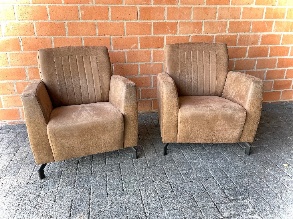 2 mooie zeteltjes - fauteuils - zeer goede staat, Ophalen, Zo goed als nieuw, Stof