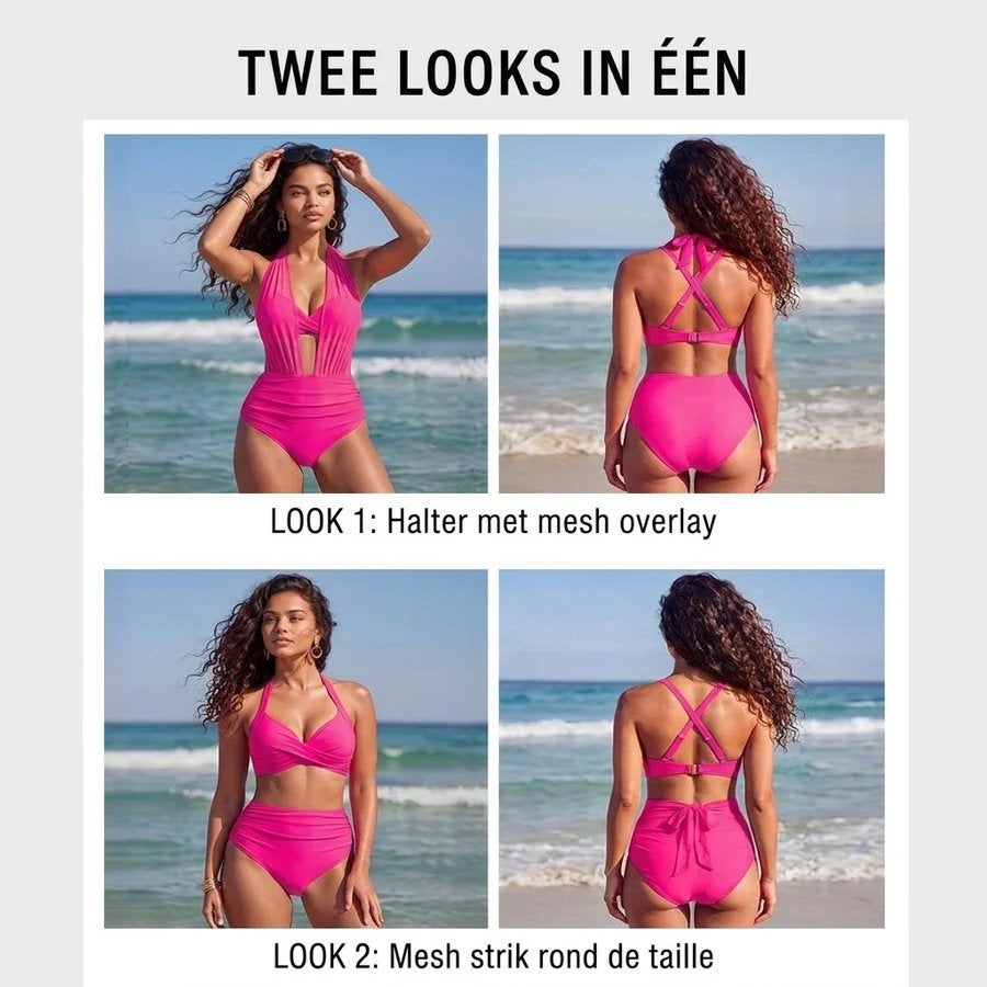 Twee bikini’s xxl, Kleding | Dames, Badmode en Zwemkleding, Ophalen, Zo goed als nieuw, Zwart, Bikini
