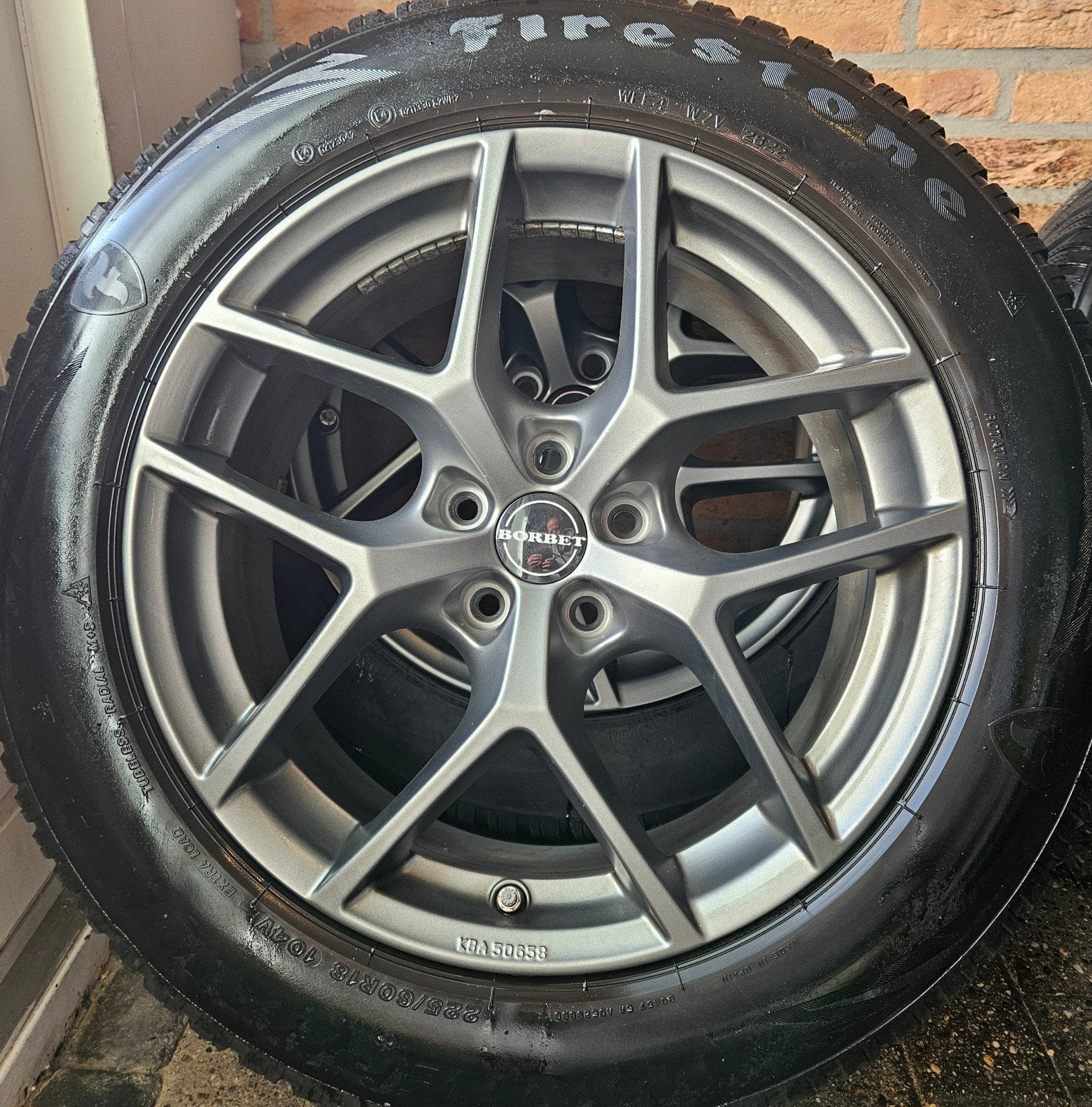 Ensemble d'hiver Ford Kuga 18 pouces 5x108 Firestone 5-6 mm, Enlèvement