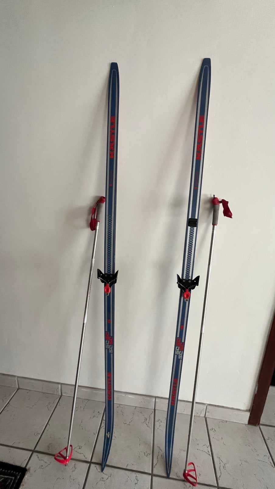 Vintage Kästle SC Falun Langlaufski's + Stokken, Ophalen of Verzenden, Zo goed als nieuw, Ski, Ski's