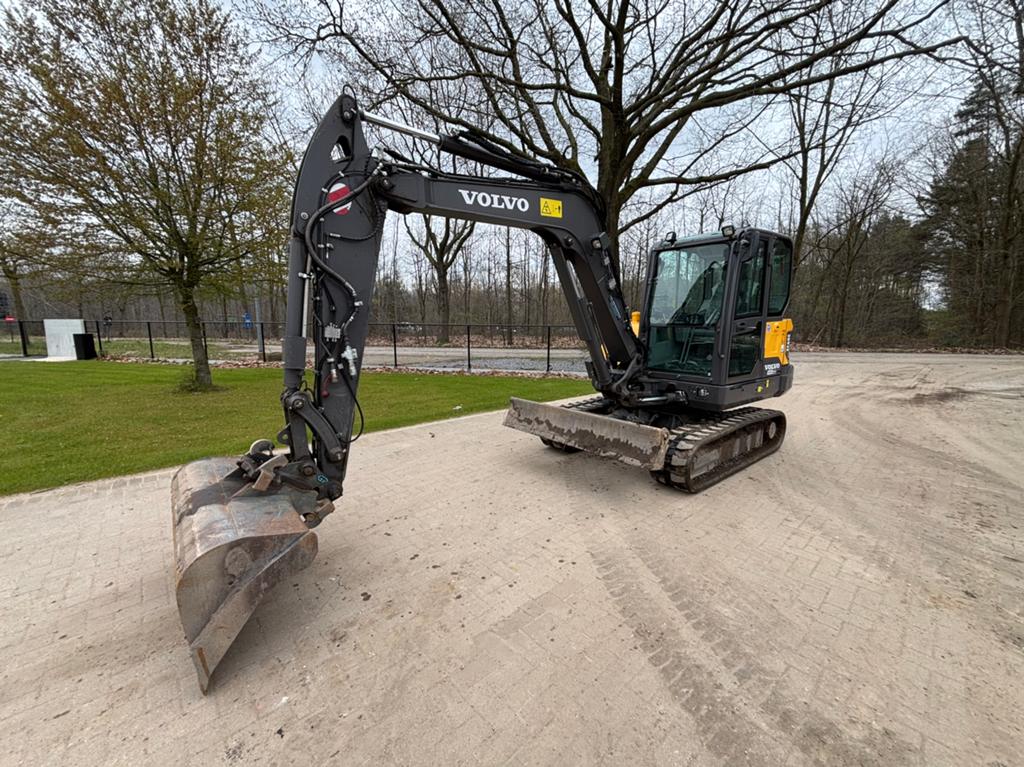 Volvo EC60E minigraver, Ophalen, Graafmachine
