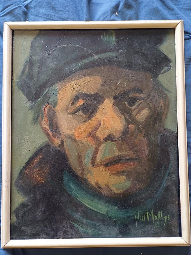 Schilderij Noël Matthys, Antiek en Kunst, Ophalen