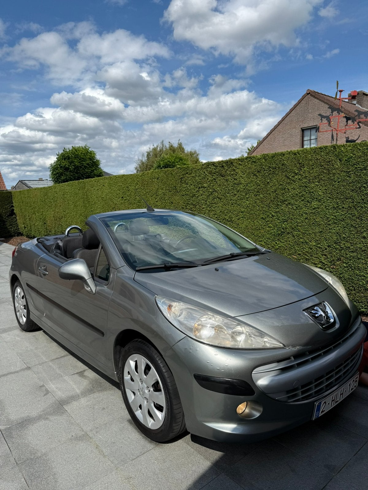 Peugeot 207cc, Auto's, Zwart, Cabriolet, Handgeschakeld, Particulier