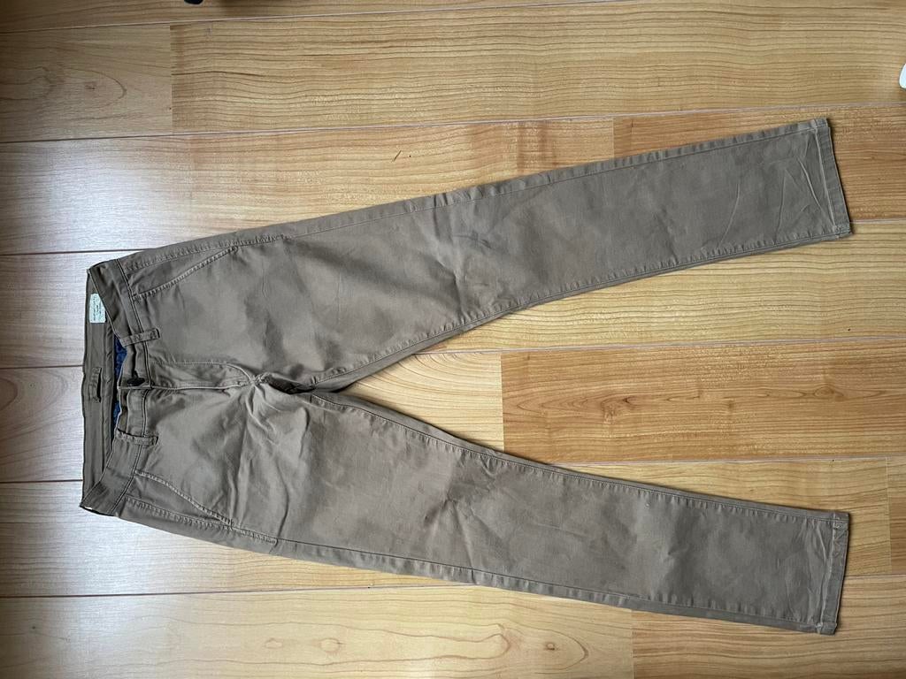 Beige broek maat 34 Selected homme Heritage, Ophalen of Verzenden, Zo goed als nieuw, Beige