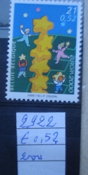 Belgique  2922    **/mnh, Timbres & Monnaies, Timbres | Europe | Belgique, Neuf, Non oblitéré, Timbre de poste aérienne, Sans enveloppe