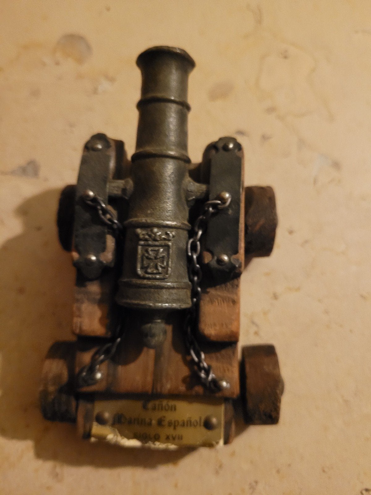 Miniatur Model Canon Marina Espaniol siècle XVIII, Ophalen of Verzenden
