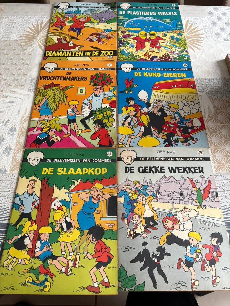 6 jommeke boeken begin jaren 70 vanaf 10 €, Boeken, Stripverhalen, Ophalen of Verzenden, Zo goed als nieuw