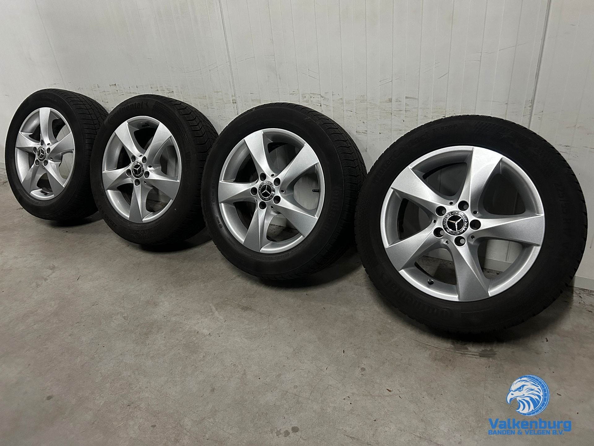 6-7mm! Originele Mercedes Vito V-Klasse W447 17 inch velgen, Pneus et Jantes, Pneus hiver, 17 pouces, Utilisé