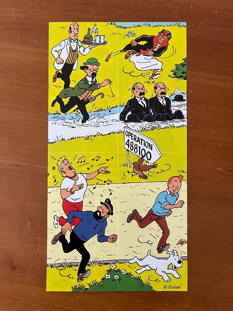 Hergé – Autocollants Tintin – Opération 48.81.00 (1981), Enlèvement ou Envoi