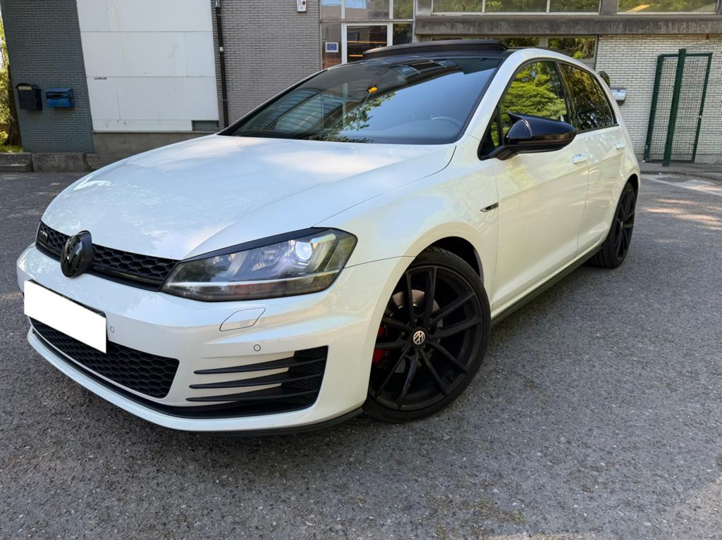 Volkswagen GOLF 7 GTD 2.0TDi 184ch, Automaat, Stof, 4 cilinders, Zwart