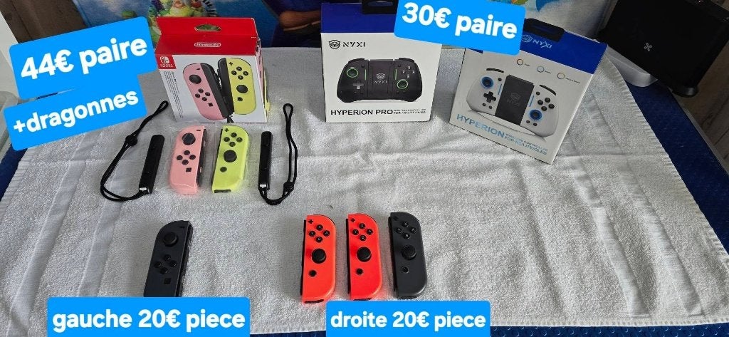 accessoires switch /switch2 :dock tv,manette,joycon,chargeur, Enlèvement ou Envoi, Comme neuf