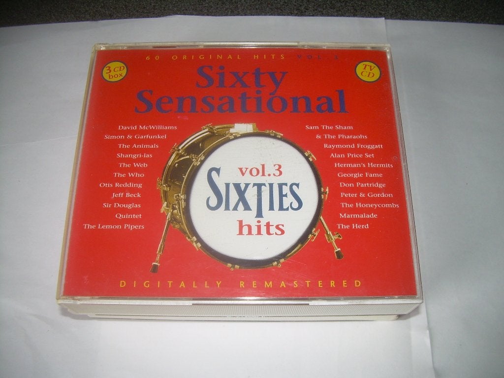 3 CD BOX - THE SIXTIES - VOL 3, Cd's en Dvd's, Ophalen of Verzenden, Zo goed als nieuw, Pop, Boxset