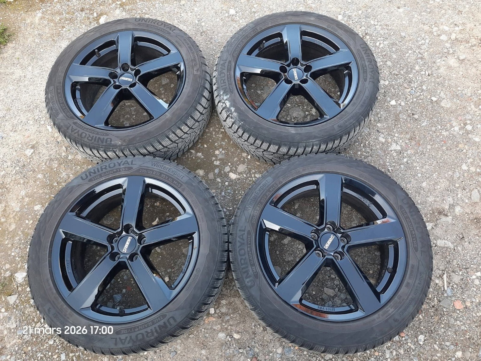 Winterkit 205/55 17 95V voor VW, Skoda, Audi, Auto diversen, Ophalen