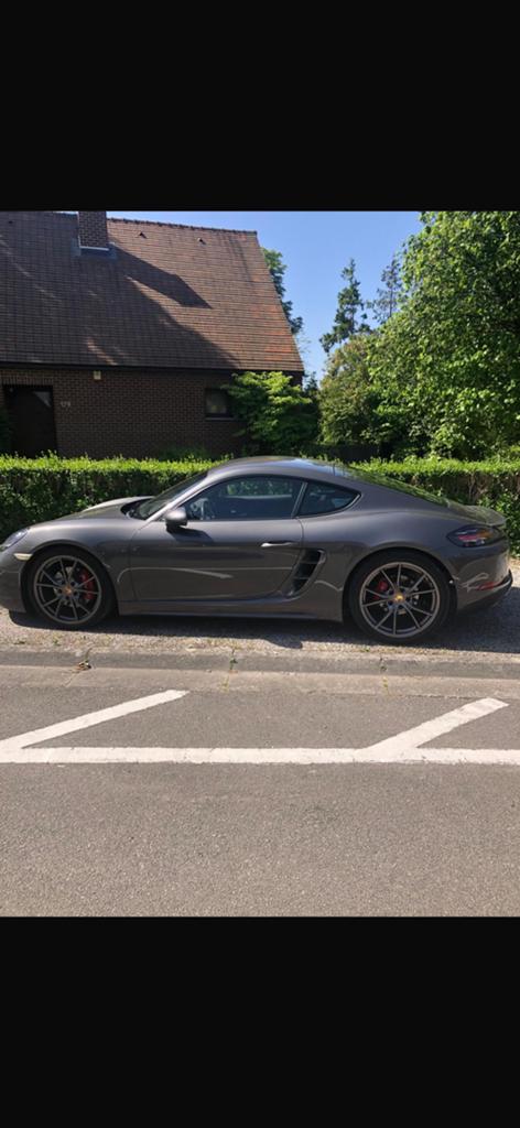 Porche 718 cause double emploi, Auto's, Porsche, Automaat, Zwart, Leder, Particulier