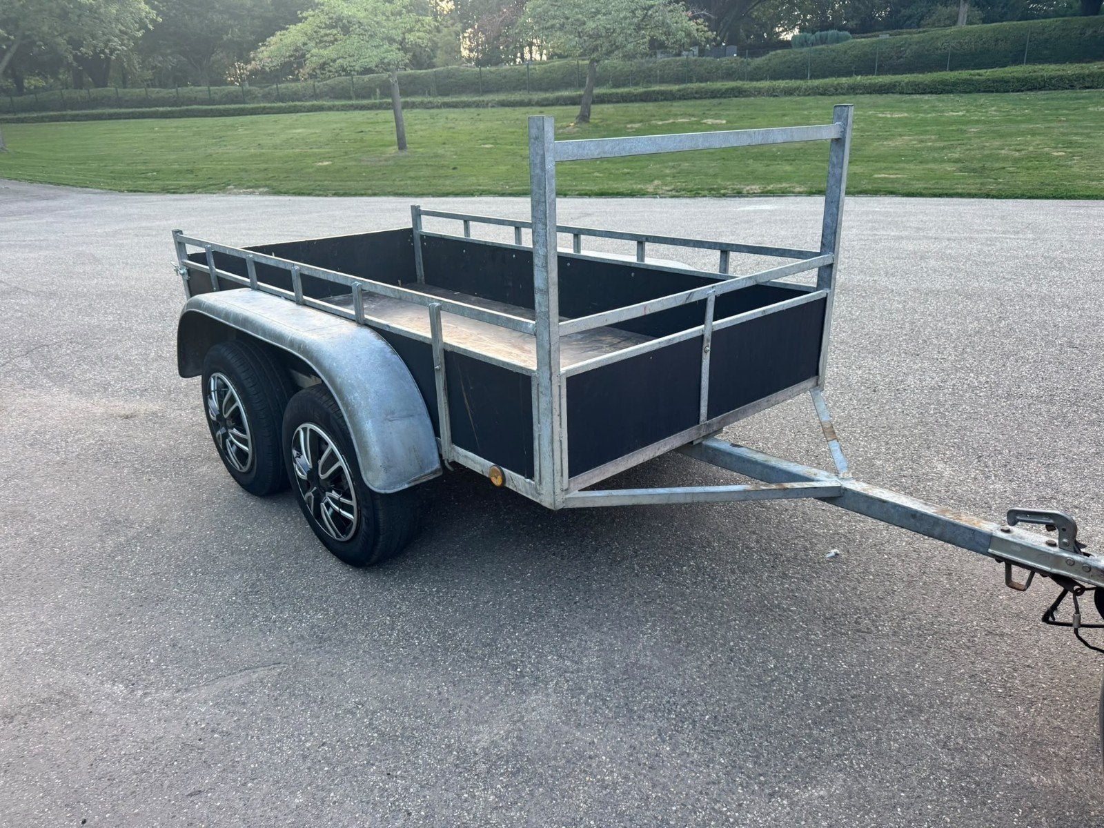 ongeremde dubbelasser, Auto diversen, Aanhangers en Bagagewagens, Ophalen of Verzenden