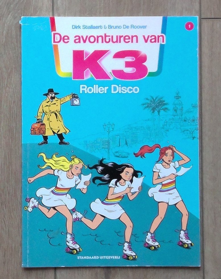 1 - K3 - Roller Disco - 2018, Gelezen, Eén stripboek, Stallaert en De Roover, Ophalen of Verzenden