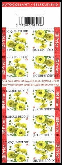 B55 Postzegelboekje Bloemen Chrysant (Prior), Postzegels en Munten, Verzenden, Frankeerzegel, Postfris