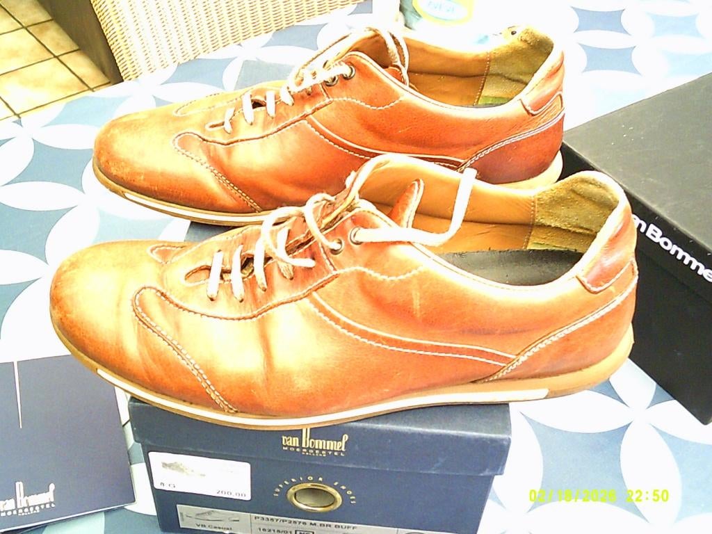 Chaussures Van Bommel couleur cognac, Enlèvement ou Envoi, Floris van Bommel, Chaussures à lacets, Comme neuf