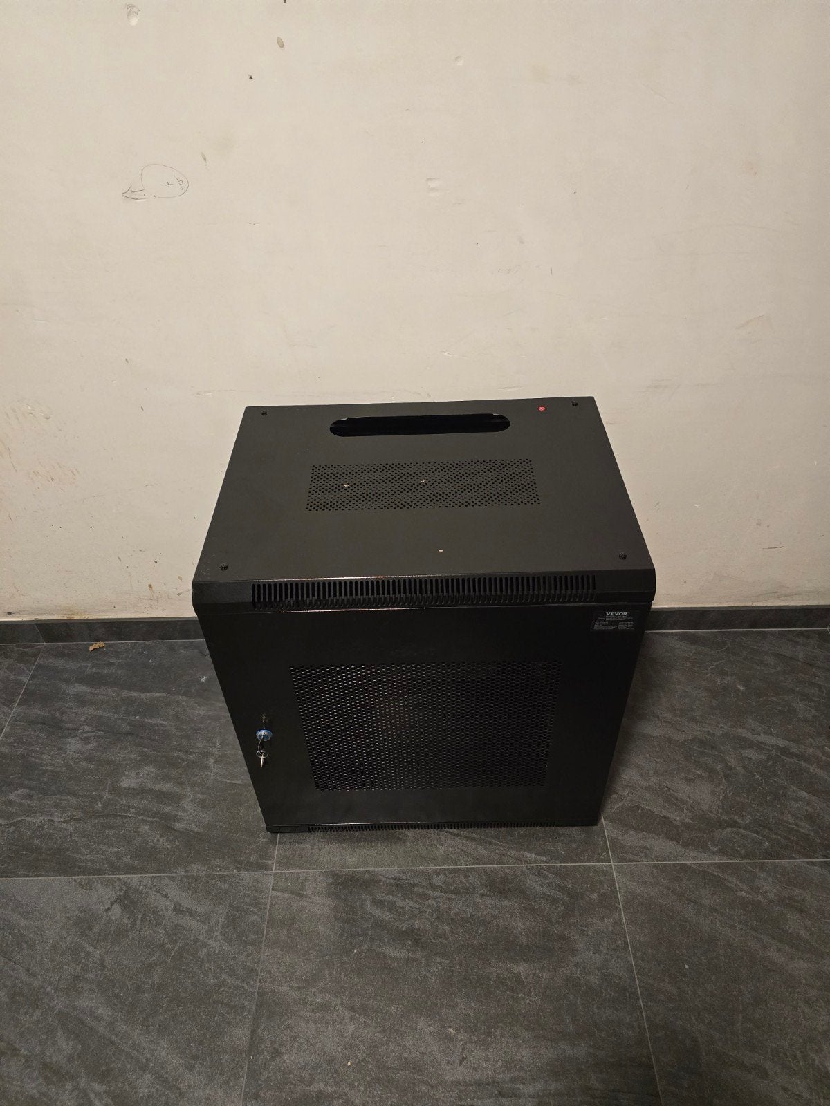 19" 12U-rek, Ophalen