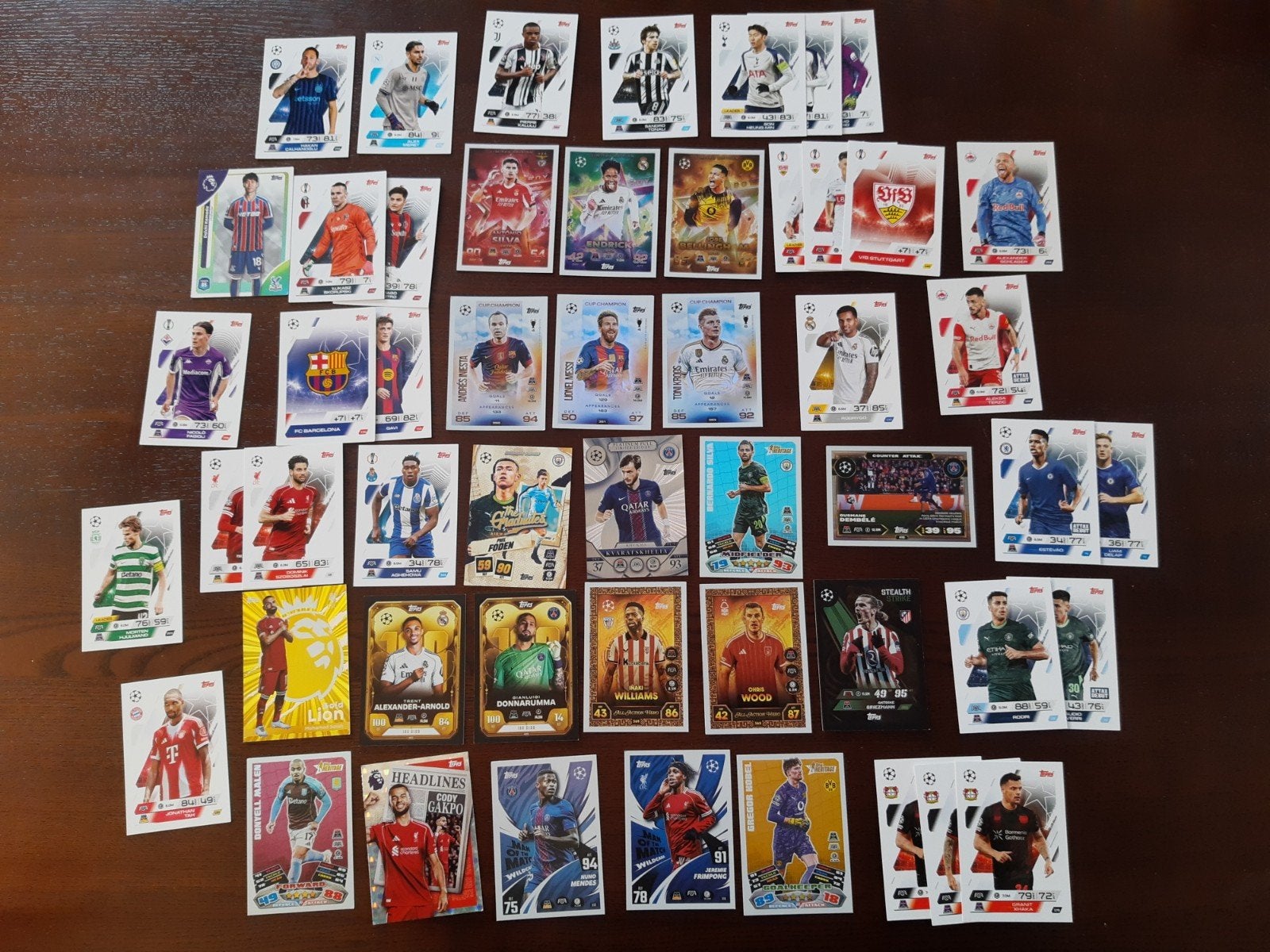 53 voetbalkaarten Match Attax + Premier League, Ophalen, Zo goed als nieuw