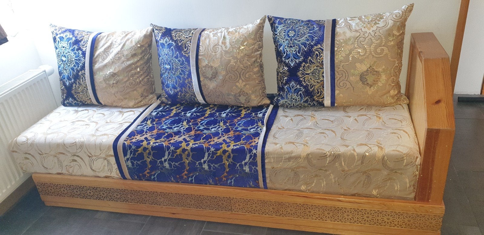 Marokkaanse woonkamer, Hout, Overige maten, Minder dan 75 cm, 150 tot 200 cm
