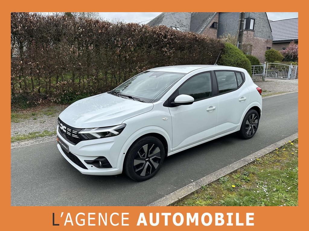 Dacia Sandero 1.0i SCe Expression - GARANTIE 30 M (bj 2025), Auto's, Dacia, Voorwielaandrijving, Stof, Gebruikt, Wit