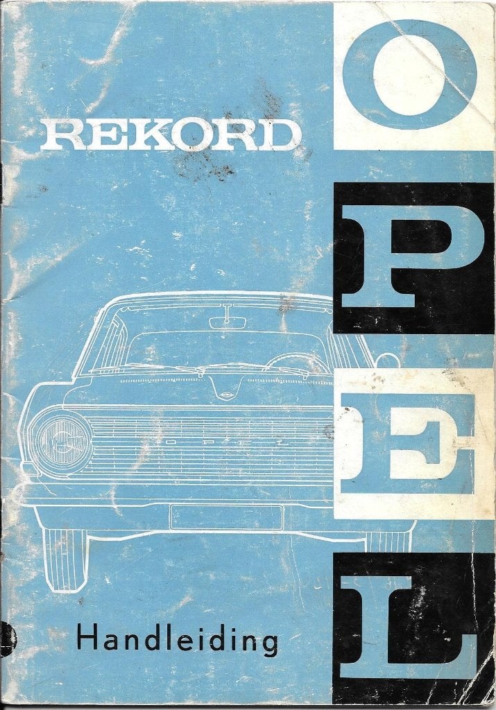 OPEL REKORD  1964,  handleiding, Enlèvement ou Envoi