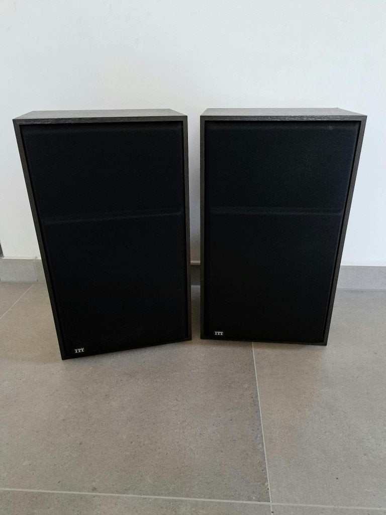 Luidspreker set ITT (incl muurbeugel), TV, Hi-fi & Vidéo, Enlèvement, Comme neuf