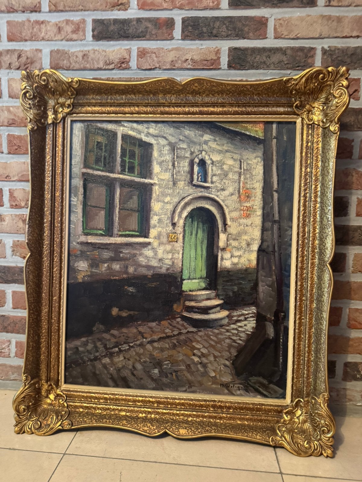 Schilderij Begijnhof   M Williquet, Enlèvement