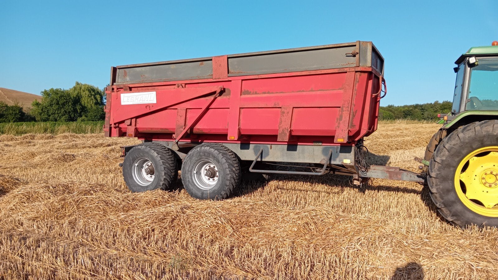 Benne Legrand 13.5t, Ophalen