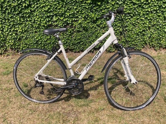 Dames Mountenbike/hybride fiets, Fietsen en Brommers, Fietsen | Mountainbikes en ATB, Gebruikt, Dames, Merida, Fully, Ophalen