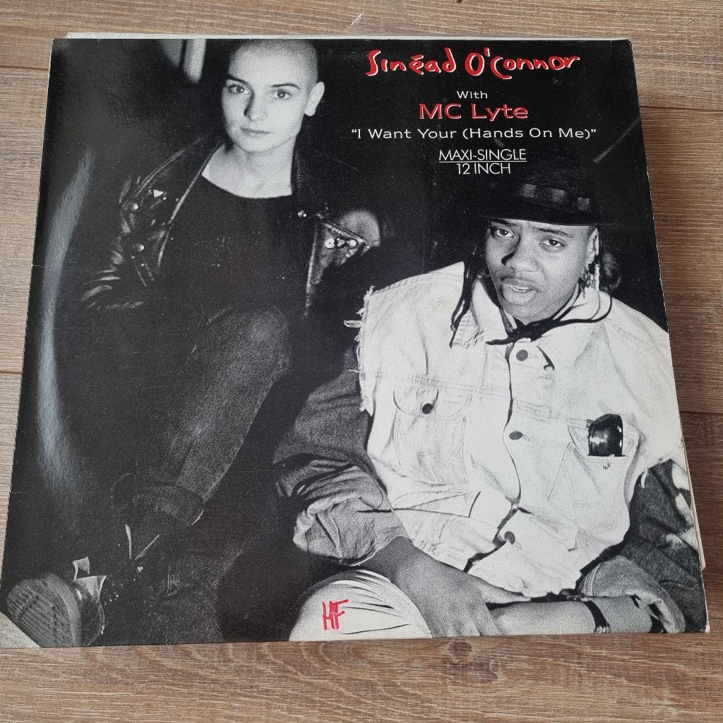 12" Sinéad O'Connor With MC Lyte – I Want Your (Hands On Me), Enlèvement ou Envoi, Utilisé, 12 pouces, Pop