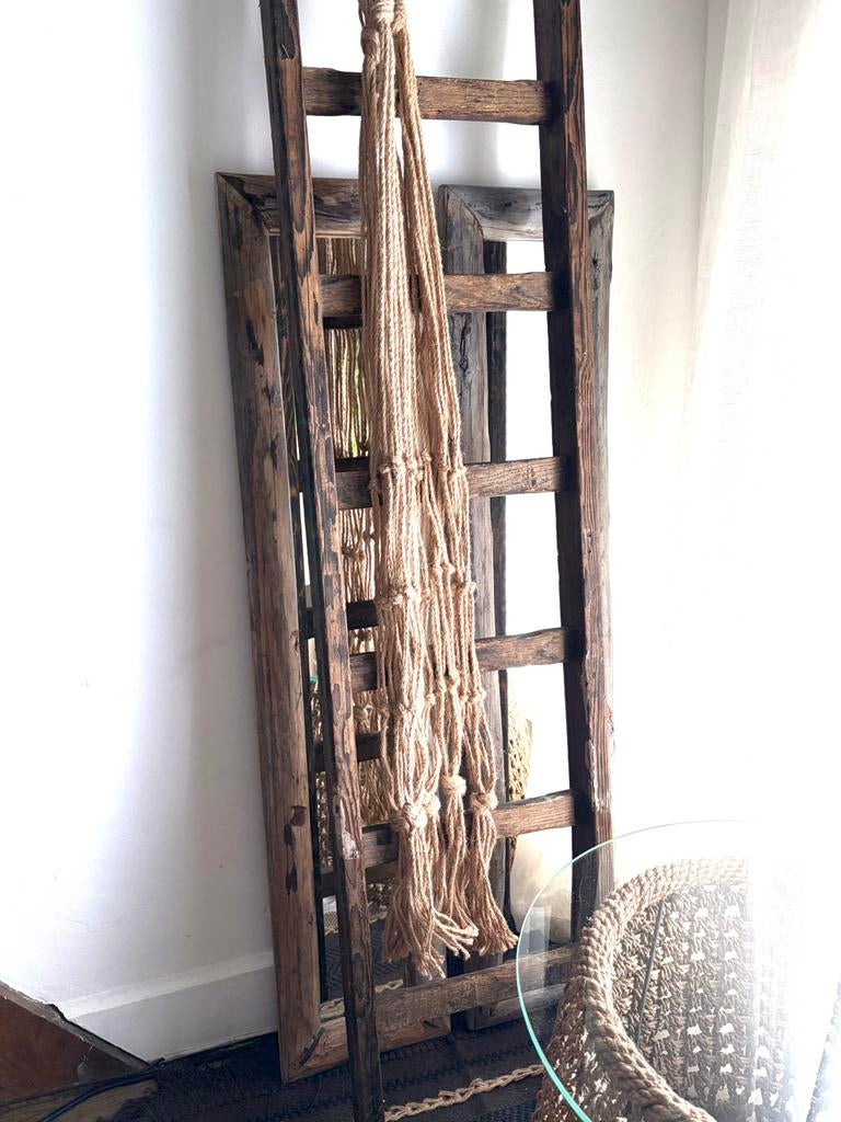 Macramé plantenhangers lengte 125 cm, Ophalen