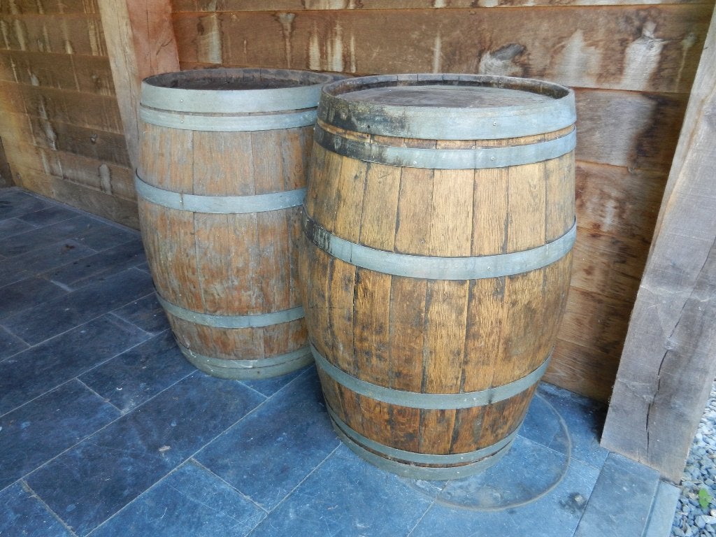 tonneau de vin, Enlèvement, Utilisé, Bois