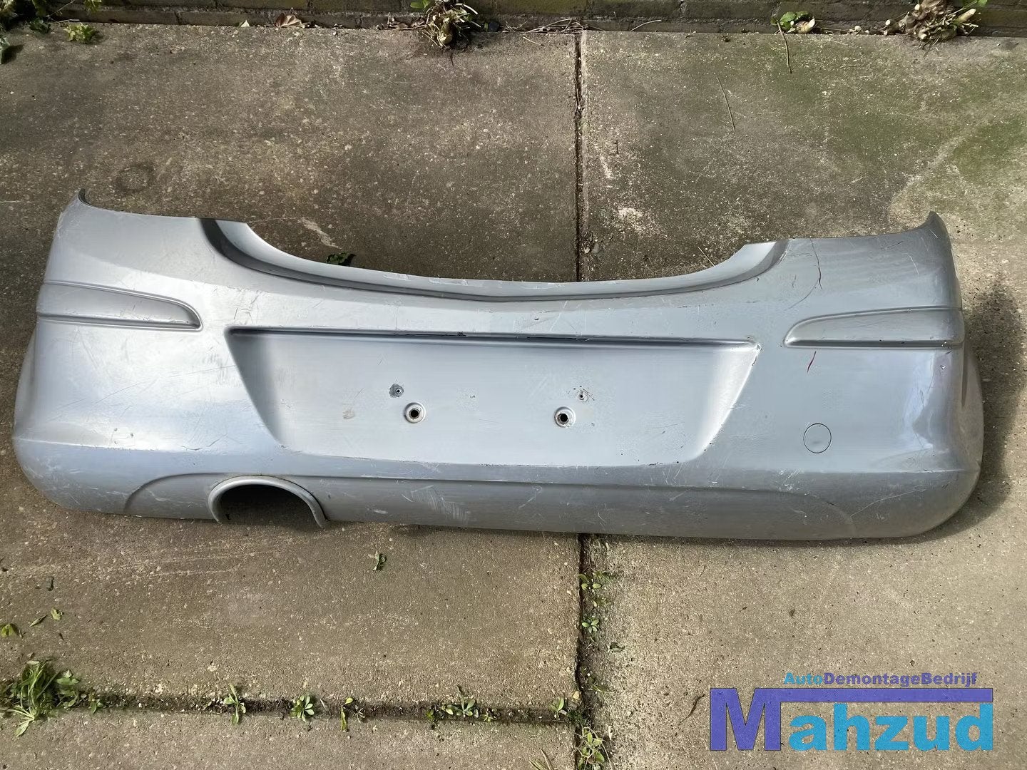 OPEL CORSA D Zilver grijs achterbumper 5 deurs 2006-2014, Auto-onderdelen, Gebruikt, Opel Automobile GmbH, Kontakt@opel-infoservice.de