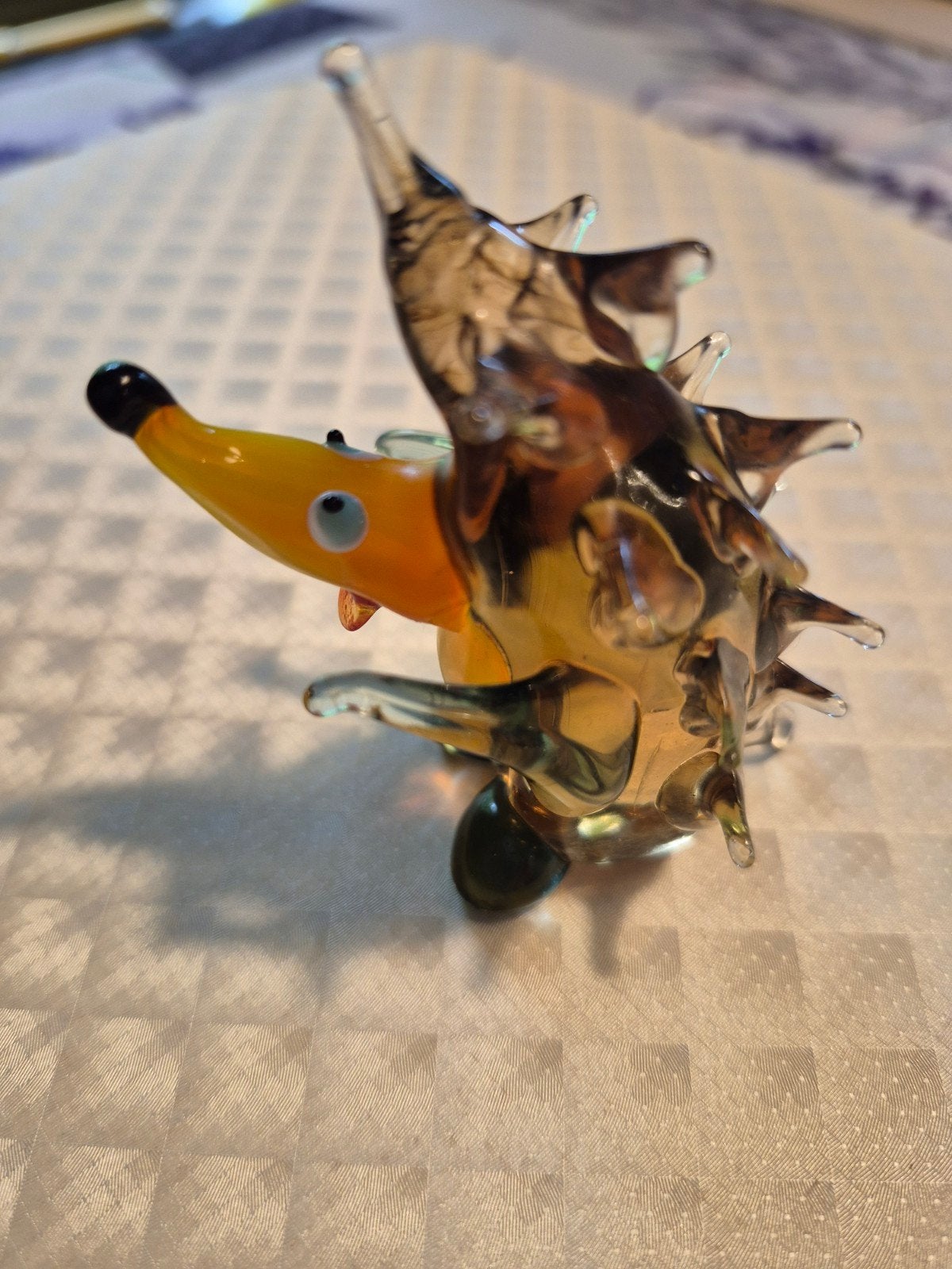Glasgeblazen egel uit Zuid-Frankrijk, Collections, Enlèvement, Comme neuf, Autres, Statue ou Figurine