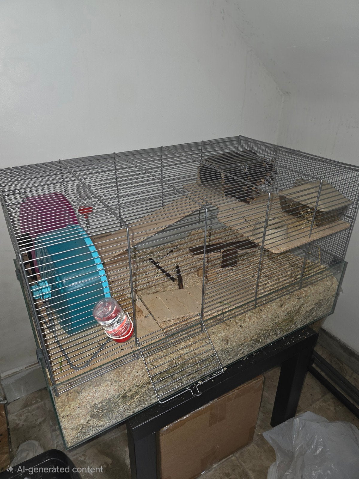 Hamsterkooi + hamsters + alle toebehoren!, Ophalen