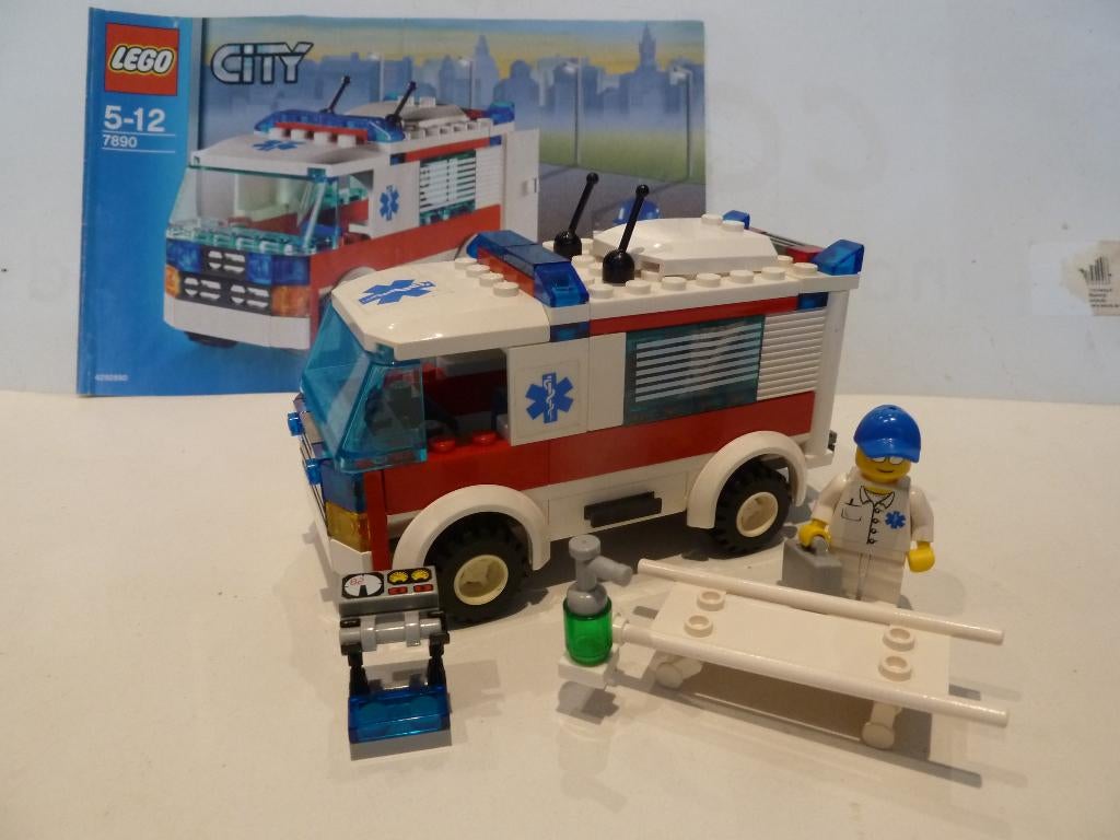 Ambulance médicale Lego City 7890, Enfants & Bébés, City, Enlèvement ou Envoi, Lego, Ensemble complet