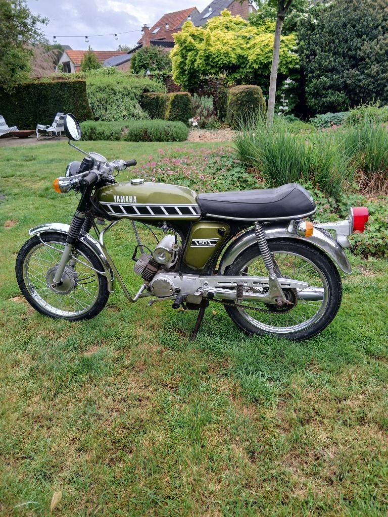 YAMAHA FS1 1976, 4 vitesses, Yamaha, 49 cm³, Classe B (45 km/h)