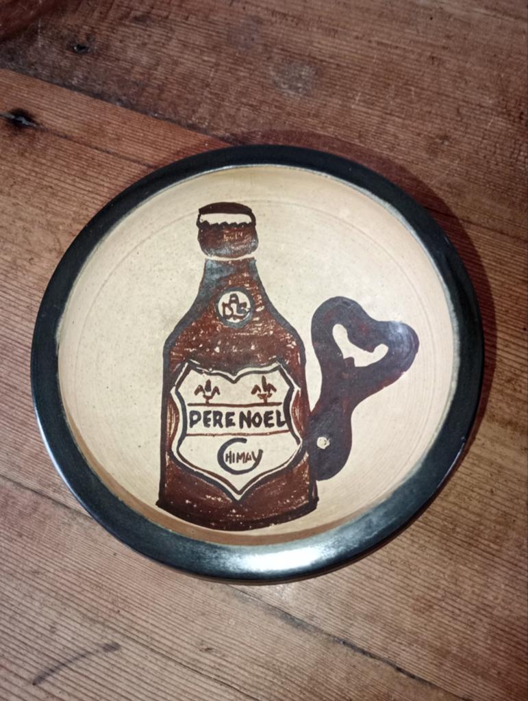 Brasserie bière vide poches Père Noël Trappiste Chimay, Enlèvement ou Envoi